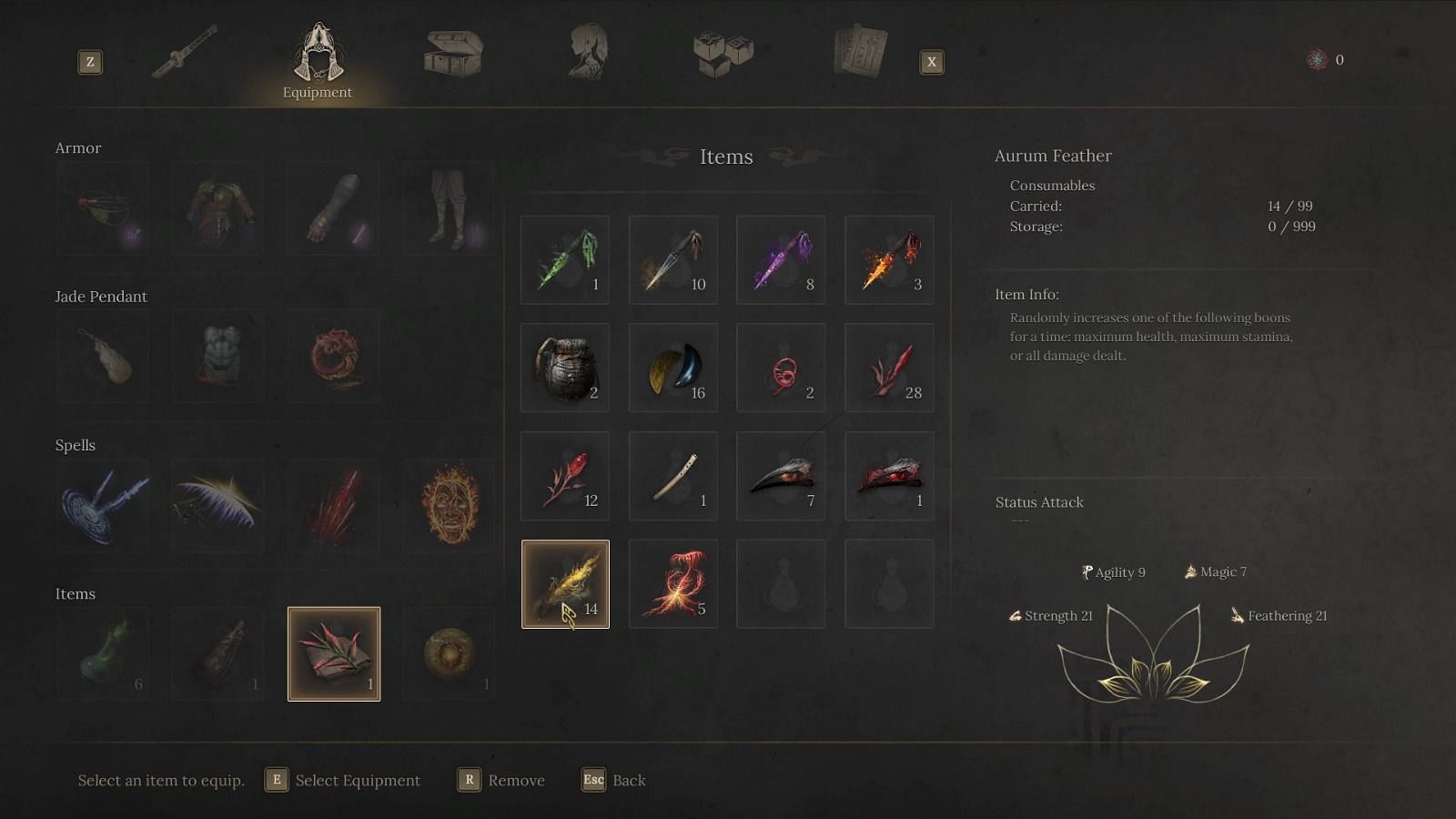 Aurum Feather in Wuchang: Fallen Feathers (Image via SK Gaming // 505 Games)